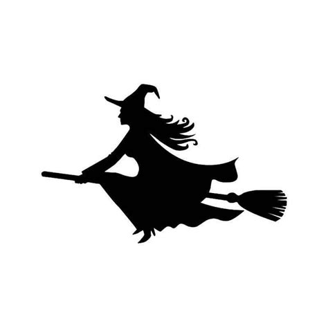 Broom Flying Witch Stencil: Tips for Making it Stand out on a Black Background